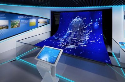 數(shù)字展館設(shè)計(jì)中的多媒體內(nèi)容制作與魔法境全息投影企業(yè)展廳方案